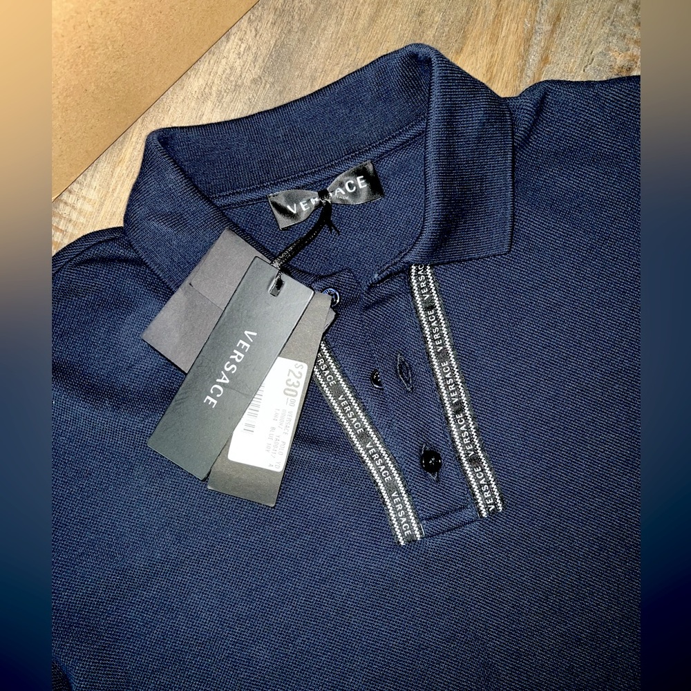NWT Versace polo boys 10Y